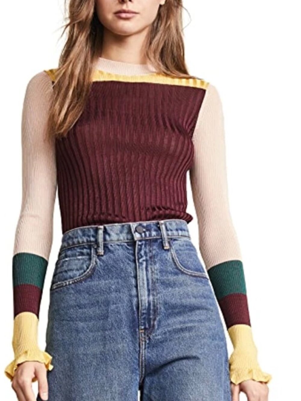 Scotch & Soda/Maison Scotch Rib Knit Multicolor Size Medium